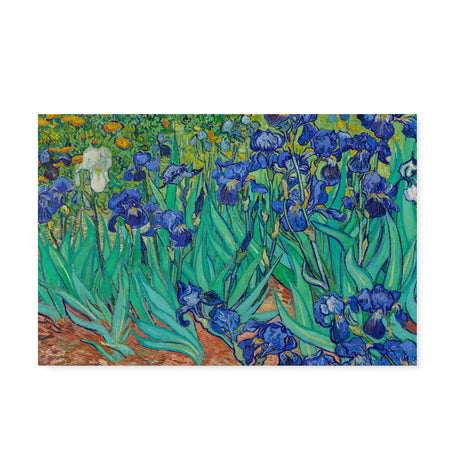 "Irises" Famous Vintage Wall Art Canvas by Vincent van Gogh Canvas Wall Art Sckribbles 36x24  