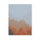 Landscape of Autumn Forest Trees Wall Art Canvas {Autumn Forest} Canvas Wall Art Sckribbles 18x24  