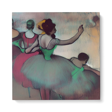 Feminine Dancer Wall Art Canvas {Ballet of Old V1} Canvas Wall Art Sckribbles 40x40  