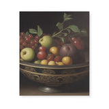 18th Century Vintage Bowl of Fruit Wall Art Canvas {Royal Fruit} Canvas Wall Art Sckribbles 20x24  