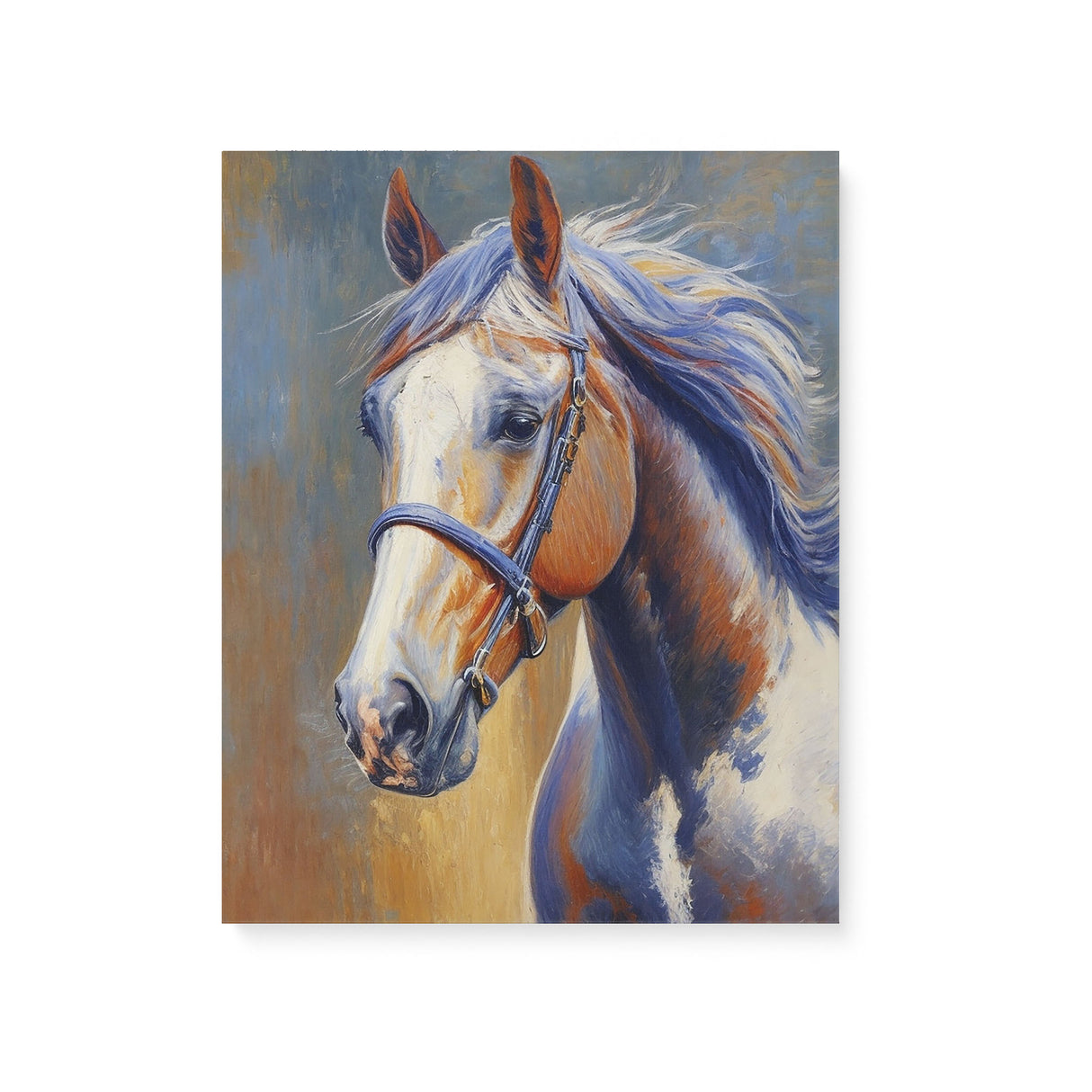 Dreamy Horse Painting Wall Art Canvas {Equine Portrait} Canvas Wall Art Sckribbles 16x20  