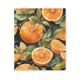 Bright Kitchen Watercolor Wall Art Canvas {Sliced Oranges} Canvas Wall Art Sckribbles 20x24  