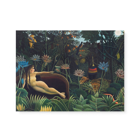 "The Dream" Botanical Wall Art Canvas Print by Henri Rousseau Canvas Wall Art Sckribbles 24x18  