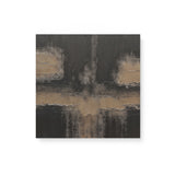 Modern Black and Beige Office Wall Art Canvas Print {The Void V2} Canvas Wall Art Sckribbles 14x14  